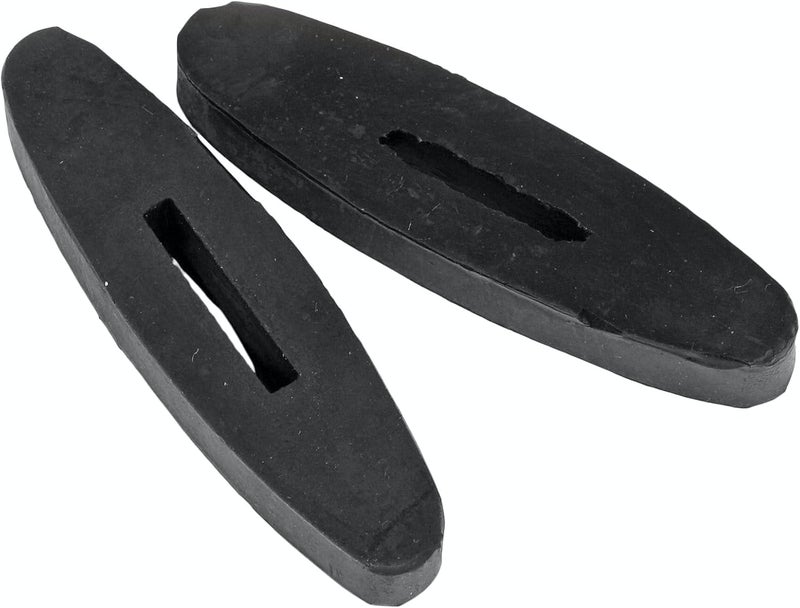 Shires Rubber Rein Stops - Black, One Size - Image 1